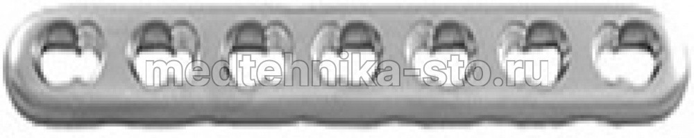 Пластина прямая узкая с УС дл.188 мм, 9 отв.