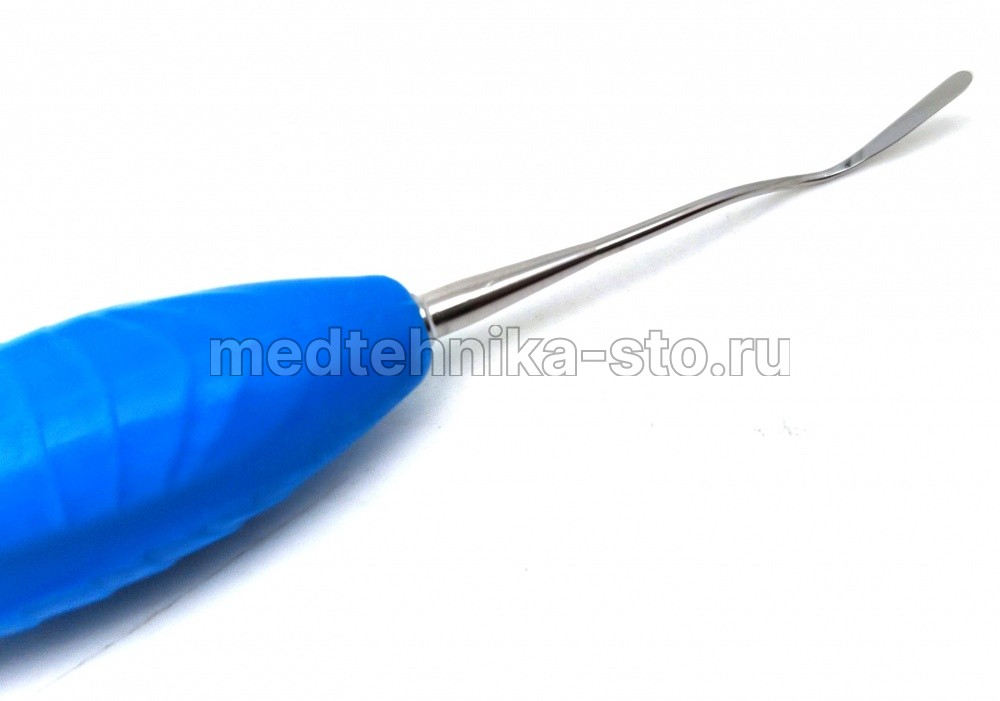 Гладилка с силиконовой ручкой СТ-2 (лем) синяя