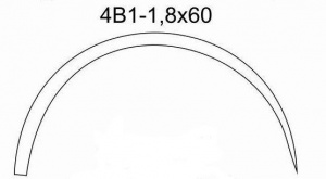 Игла хирургическая 4В1-1,8х60